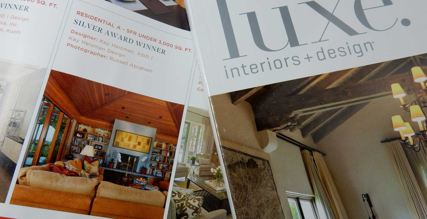 Interior Design Award Luxe Magazine